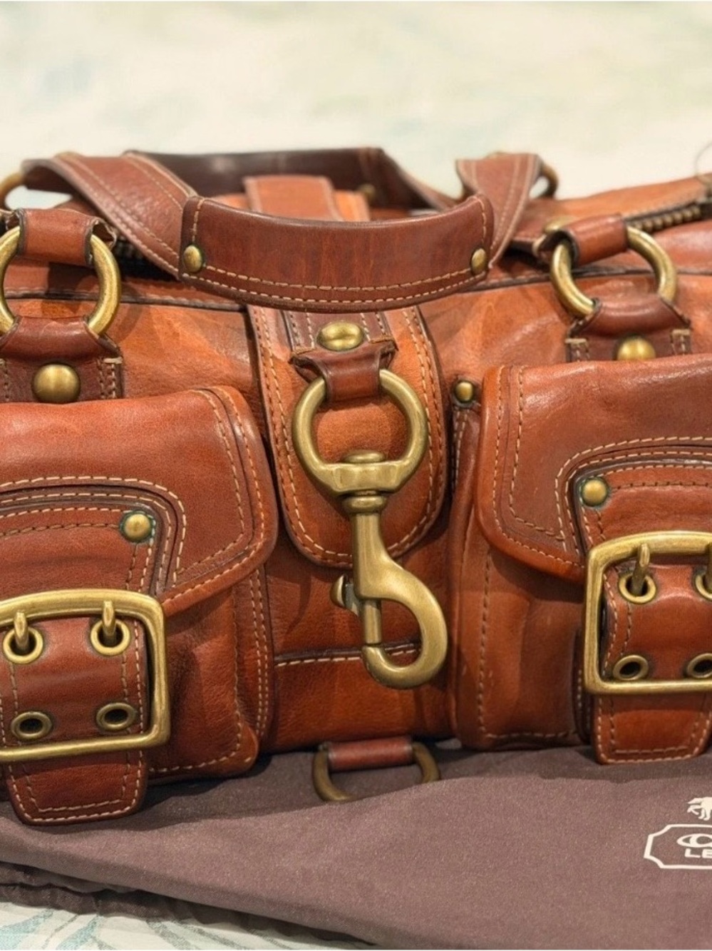 Vintage Coach Legacy Mandy Satchel 65th Anniversary 2006